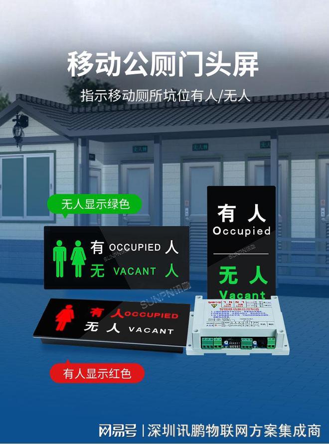 无人引导屏亚克力外壳防水耐高低温尊龙凯时新版APP首页智慧公厕有(图5)