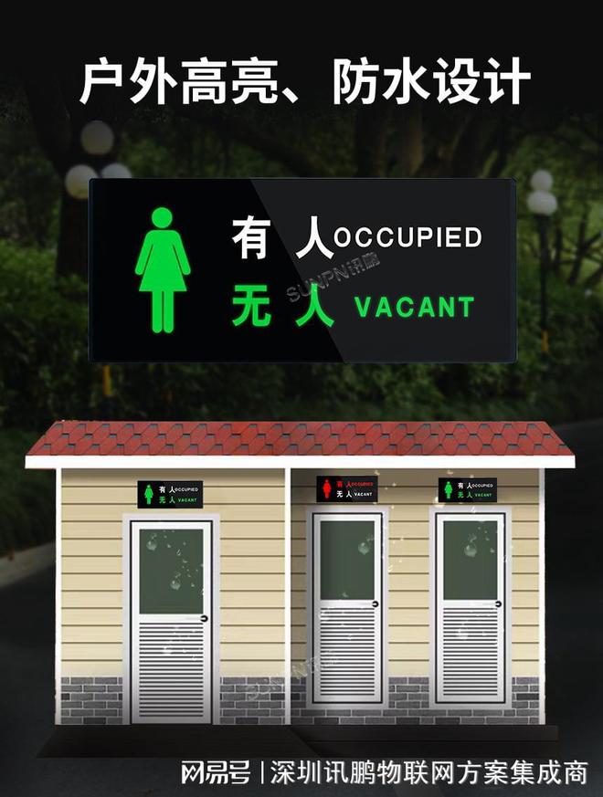 无人引导屏亚克力外壳防水耐高低温尊龙凯时新版APP首页智慧公厕有(图7)